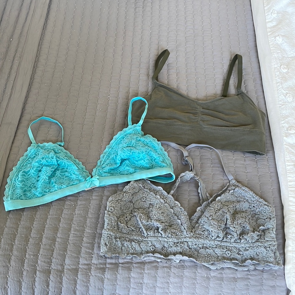 Aerie Bralettes Bundle Medium and Large